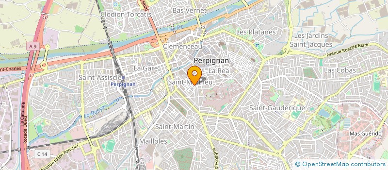localisation de l'entreprise SCI RAPHAEL IMMOBILIER à PERPIGNAN