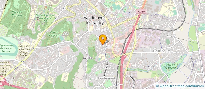 localisation de l'entreprise SCI RAPHAELLE  VANDUVRE-LES-NANCY