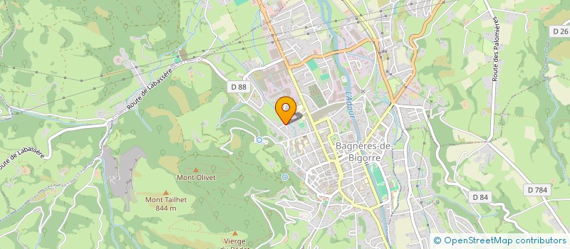 localisation de l'entreprise SCI RAPHAELLE  BAGNERES-DE-BIGORRE