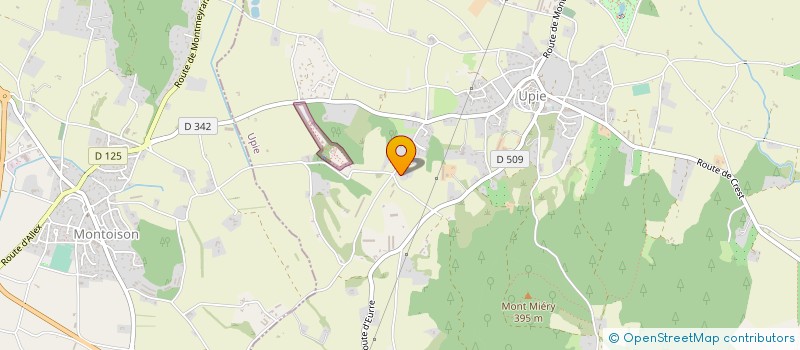 localisation de l'entreprise SCI RAPHALEX  UPIE