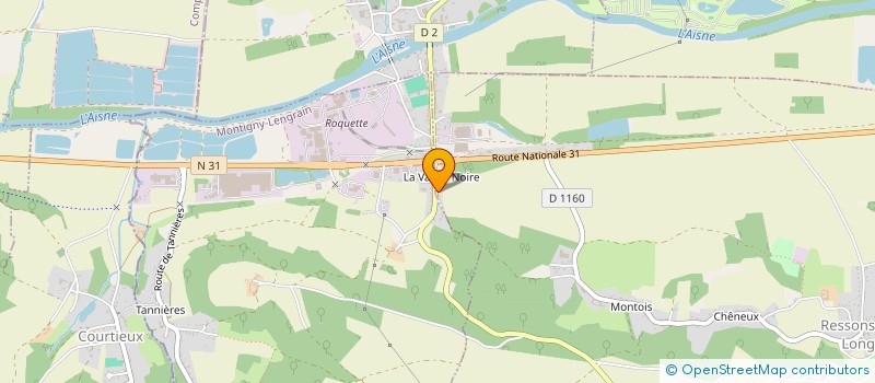 localisation de l'entreprise SCI RAPHALIE  RESSONS-LE-LONG