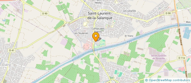 localisation de l'entreprise SCI RAPHALOU  SAINT-LAURENT-DE-LA-SALANQUE