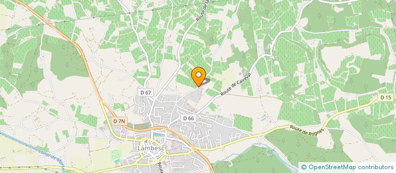 localisation de l'entreprise SCI RAPHAN  LAMBESC