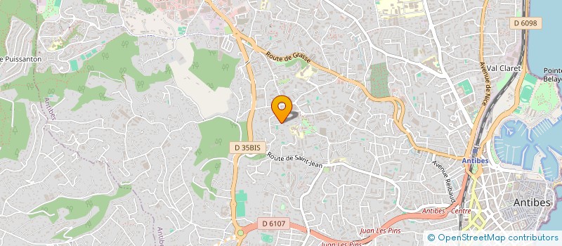 localisation de l'entreprise SCI RAPHELINO à ANTIBES