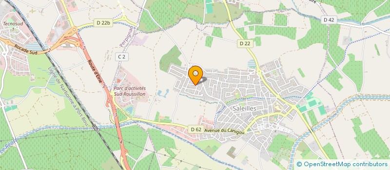 localisation de l'entreprise SCI RAPHELY  SALEILLES