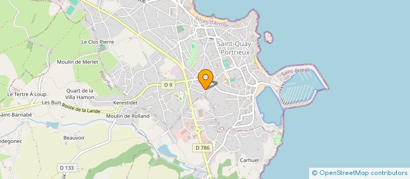 localisation de l'entreprise SCI RAPHEO  SAINT-QUAY-PORTRIEUX