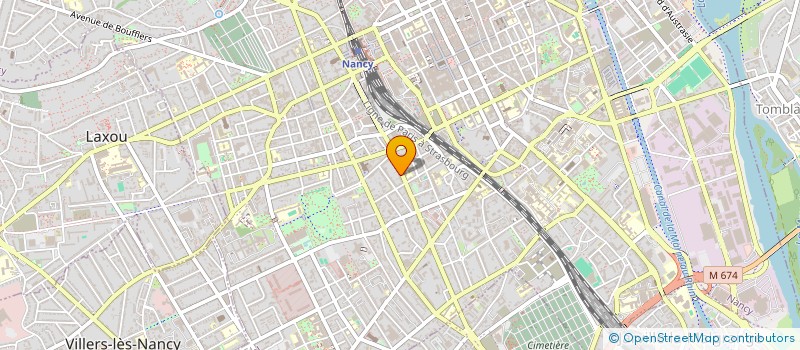 localisation de l'entreprise SCI RAPHI  NANCY