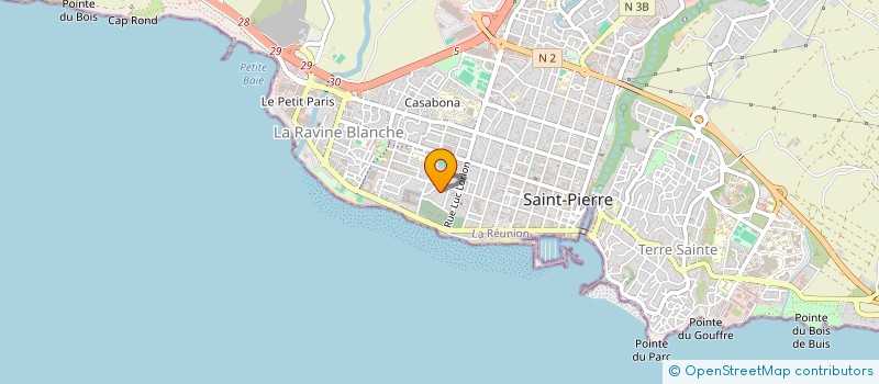 localisation de l'entreprise SCI RAPHI & GALOU à SAINT-PIERRE