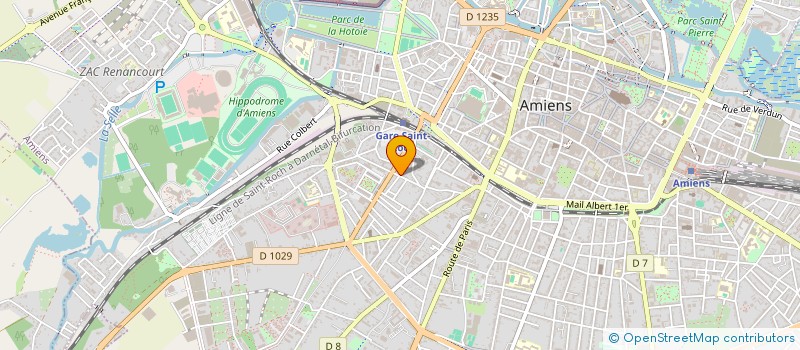 localisation de l'entreprise SCI RAPHY BIC à AMIENS