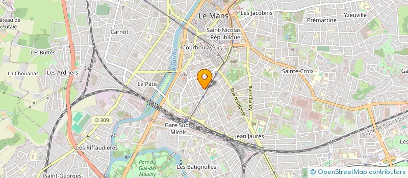 localisation de l'entreprise SCI RAPIERRE à LE MANS