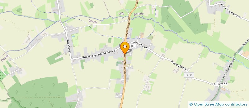 localisation de l'entreprise SCI RAPISARDA  FAUMONT