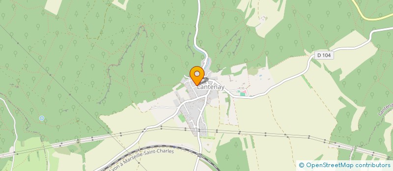 localisation de l'entreprise SCI RAPP S  LANTENAY