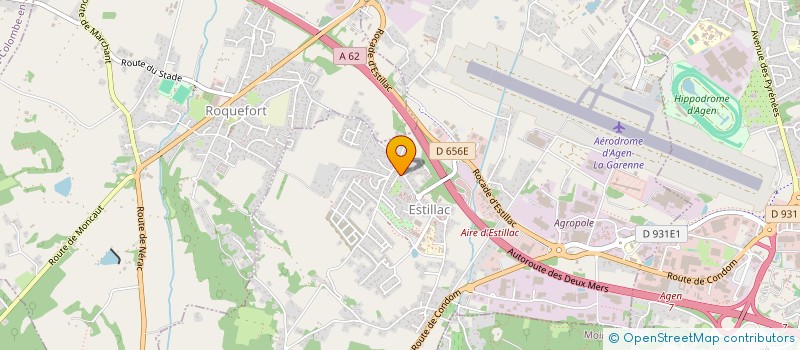 localisation de l'entreprise SCI RAPPETOUT  ESTILLAC