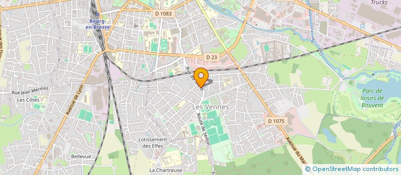 localisation de l'entreprise SCI RAQUIN à BOURG-EN-BRESSE