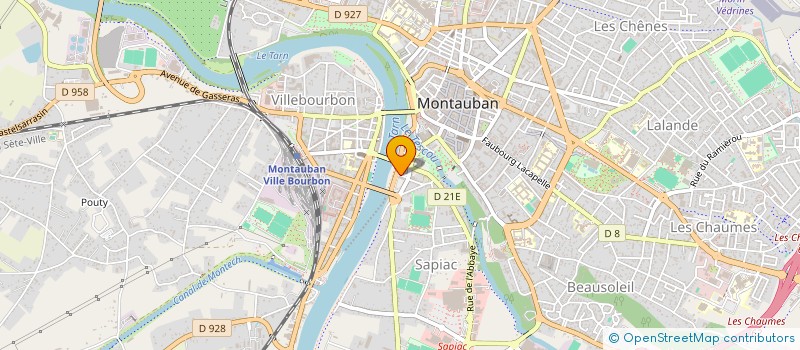 localisation de l'entreprise SCI RARAVIS  MONTAUBAN