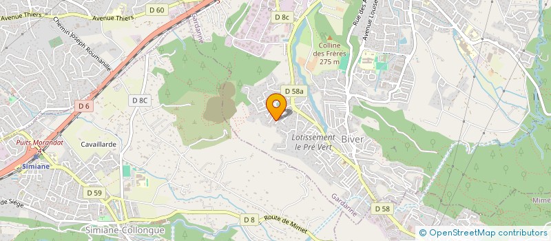 localisation de l'entreprise SCI RAS BRIANCON à GARDANNE