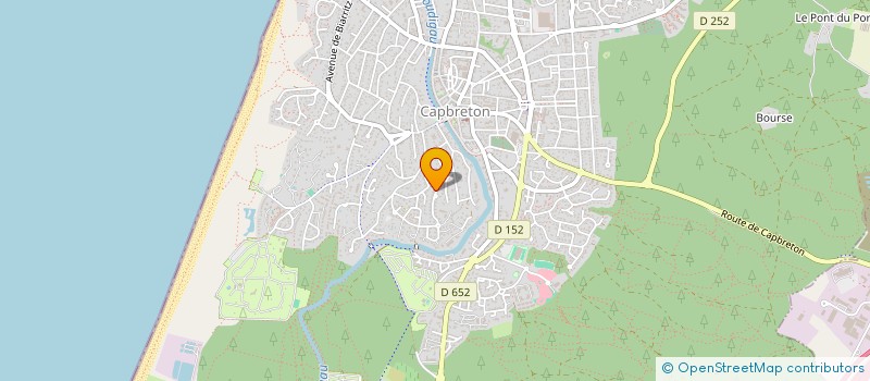 localisation de l'entreprise SCI RAS SYAN  CAPBRETON