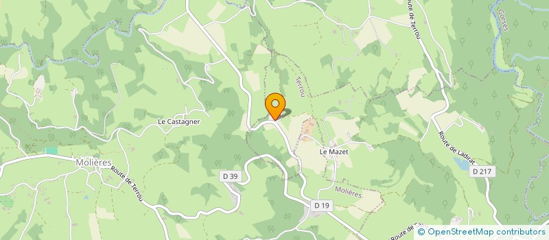 localisation de l'entreprise SCI RASA  TERROU