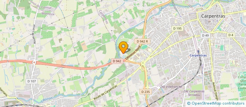 localisation de l'entreprise SCI RASCHIERO  CARPENTRAS
