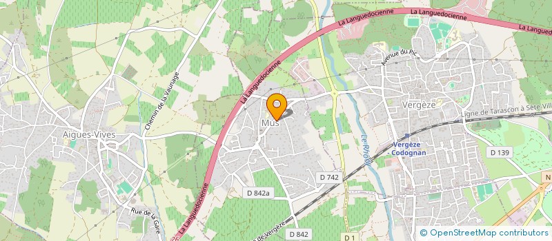 localisation de l'entreprise SCI RASCLOPARIS  MUS