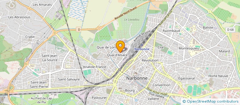 localisation de l'entreprise SCI RASK à NARBONNE