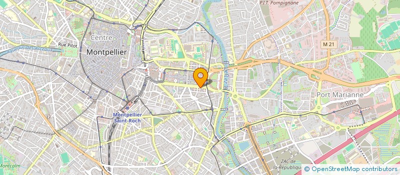 localisation de l'entreprise SCI RASLE  MONTPELLIER