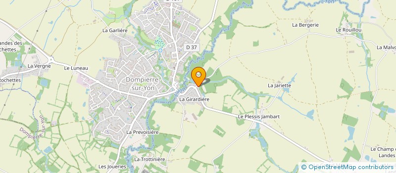 localisation de l'entreprise SCI RASLIERE à LA FERRIERE