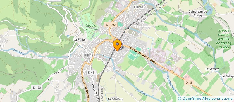 localisation de l'entreprise SCI RASOLONJATOVO  TULLINS