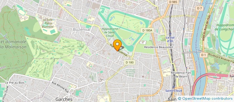 localisation de l'entreprise SCI RASOLYN  GARCHES