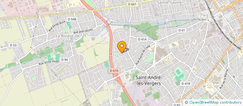 localisation de l'entreprise SCI RASPAIL 3  SAINT-ANDRE-LES-VERGERS