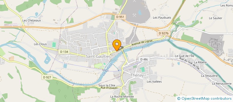 localisation de l'entreprise SCI RASPAIL à SAINT-GAULTIER