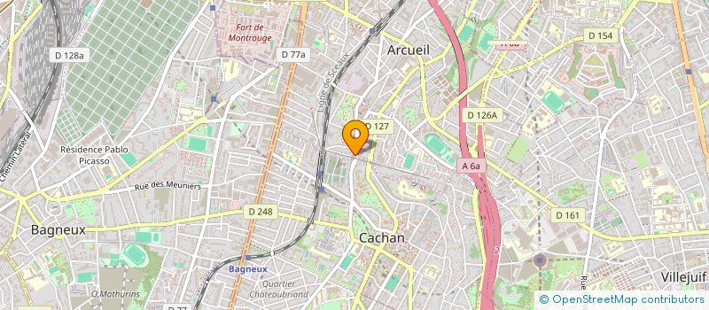 localisation de l'entreprise SCI RASPAIL à ARCUEIL