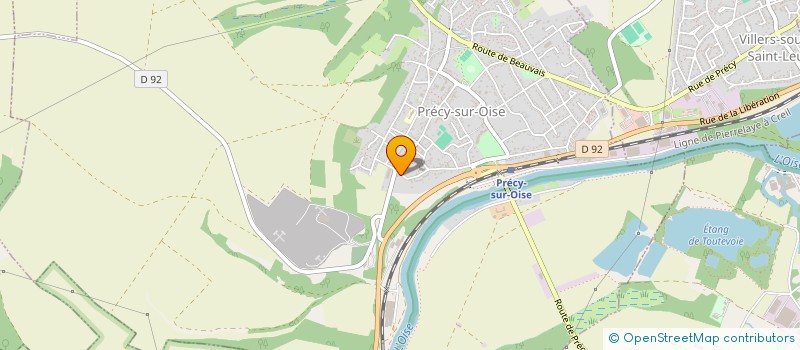 localisation de l'entreprise SCI RASPAIL  PRECY-SUR-OISE