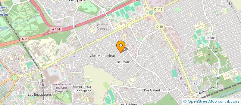 localisation de l'entreprise SCI RASPAIL à VILLEPINTE