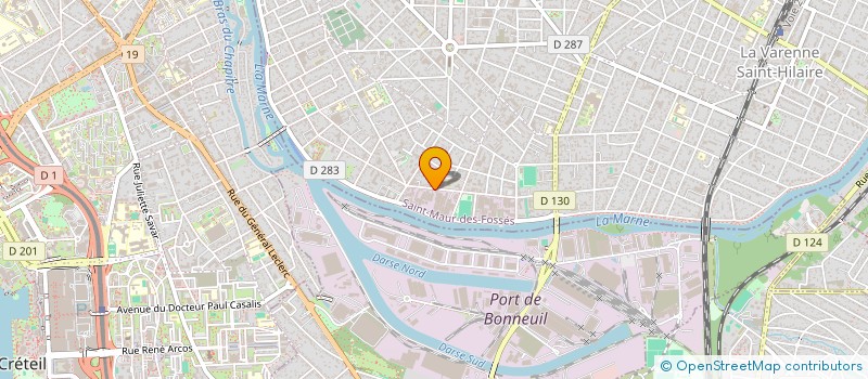 localisation de l'entreprise SCI RASPAIL à SAINT-MAUR-DES-FOSSES