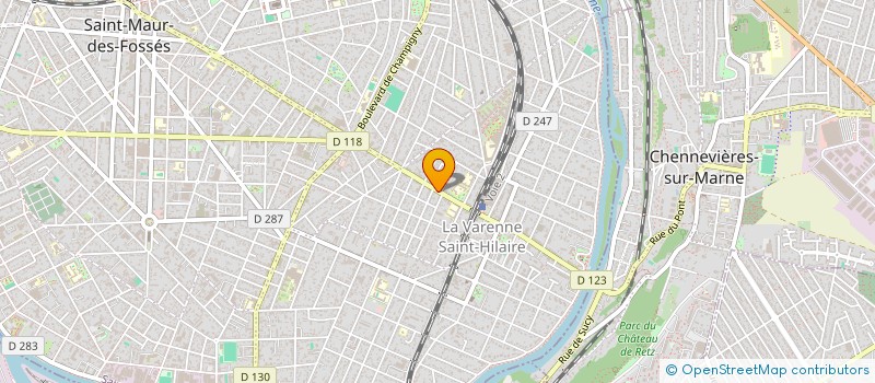 localisation de l'entreprise SCI RASPAIL à SAINT-MAUR-DES-FOSSES