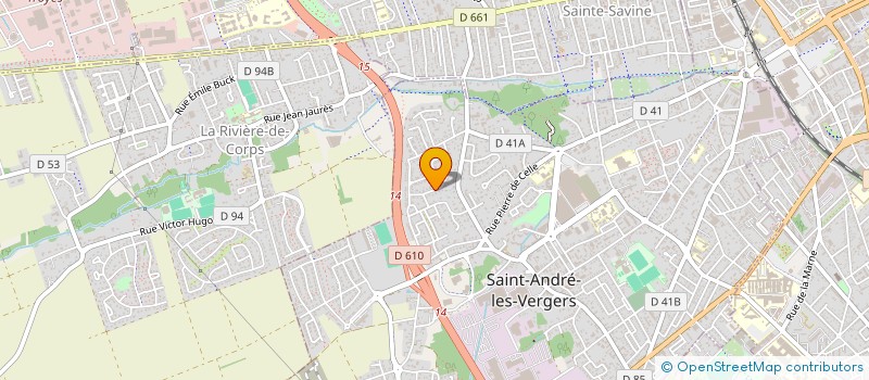 localisation de l'entreprise SCI RASPAIL II  SAINT-ANDRE-LES-VERGERS