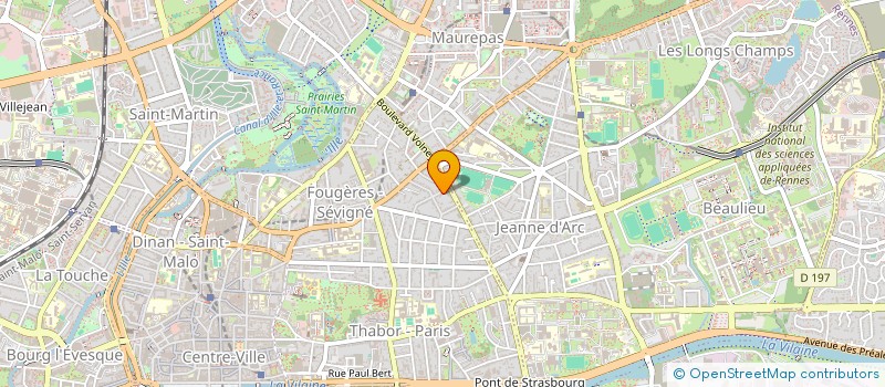 localisation de l'entreprise SCI RASPAIL JBNG  RENNES