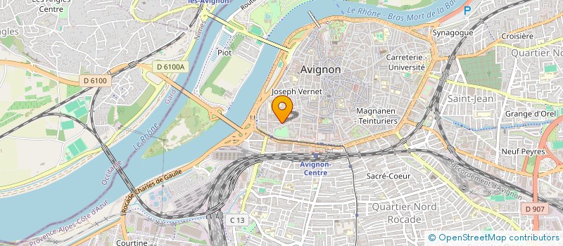 localisation de l'entreprise SCI RASPAIL N 25  AVIGNON