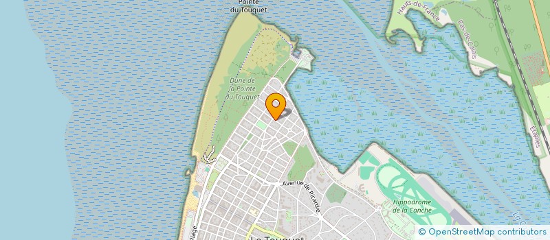 localisation de l'entreprise SCI RASPAIL SAINT-GERMAIN à LE TOUQUET-PARIS-PLAGE