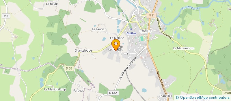 localisation de l'entreprise SCI RASSAT à CHALUS