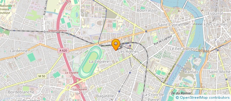 localisation de l'entreprise SCI RASSAT BIOSCA à TOULOUSE