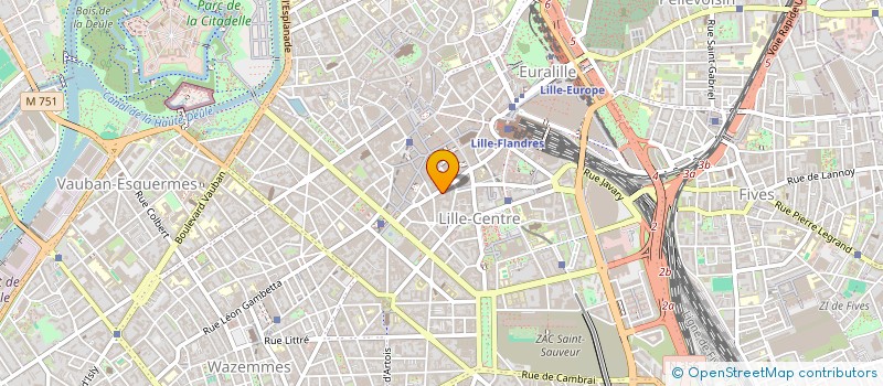 localisation de l'entreprise SCI RASSENEUR à LILLE