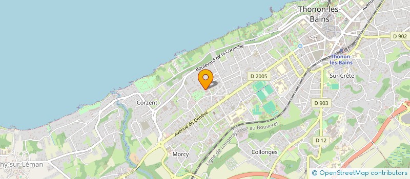 localisation de l'entreprise SCI RASSON DELCOURT à THONON-LES-BAINS