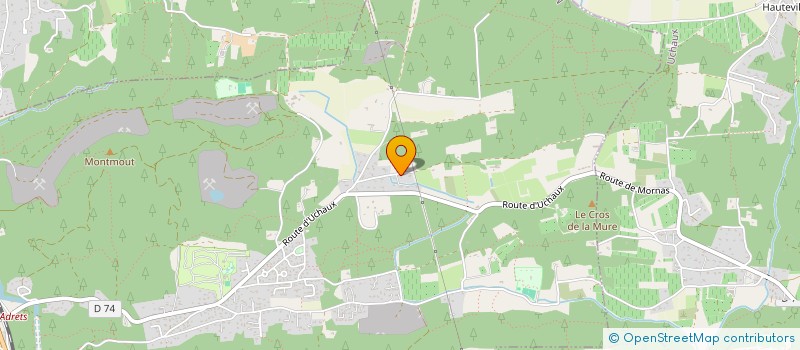 localisation de l'entreprise SCI RASTO  MORNAS