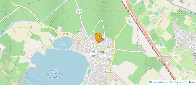 localisation de l'entreprise SCI RASUD  VILLENEUVE-DE-LA-RAHO