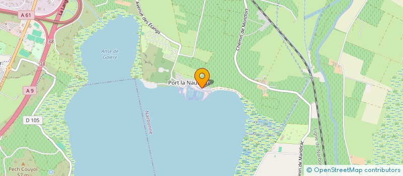 localisation de l'entreprise SCI RATACAS  NARBONNE