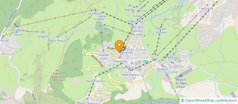 localisation de l'entreprise SCI RATALPE  HUEZ