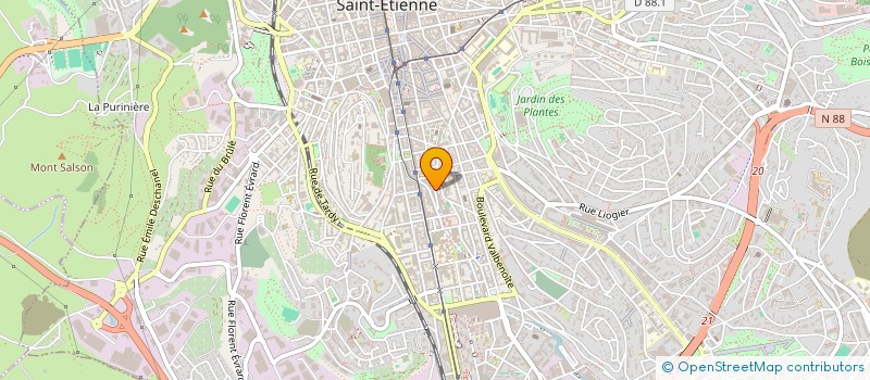 localisation de l'entreprise SCI RATAXES  SAINT-ETIENNE