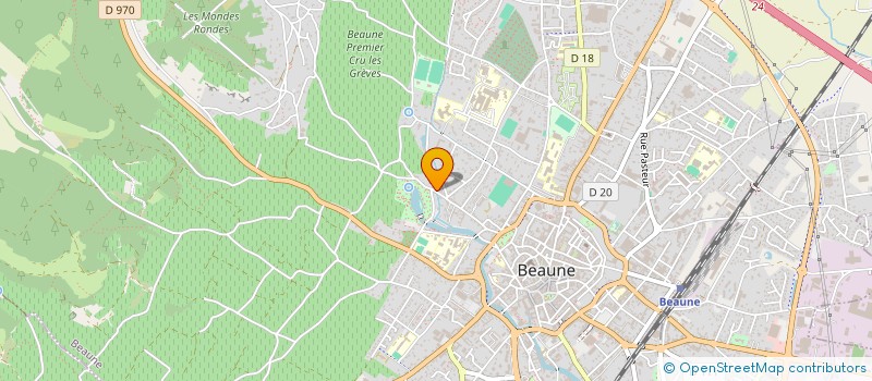 localisation de l'entreprise SCI RATEAU à BEAUNE